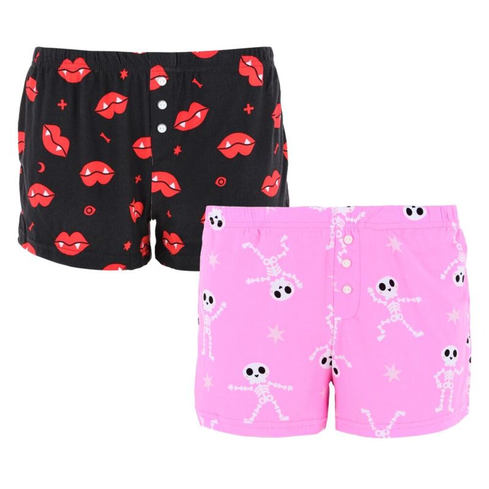 CTM Women's 2 Pack Vampire Halloween Pajama Pants